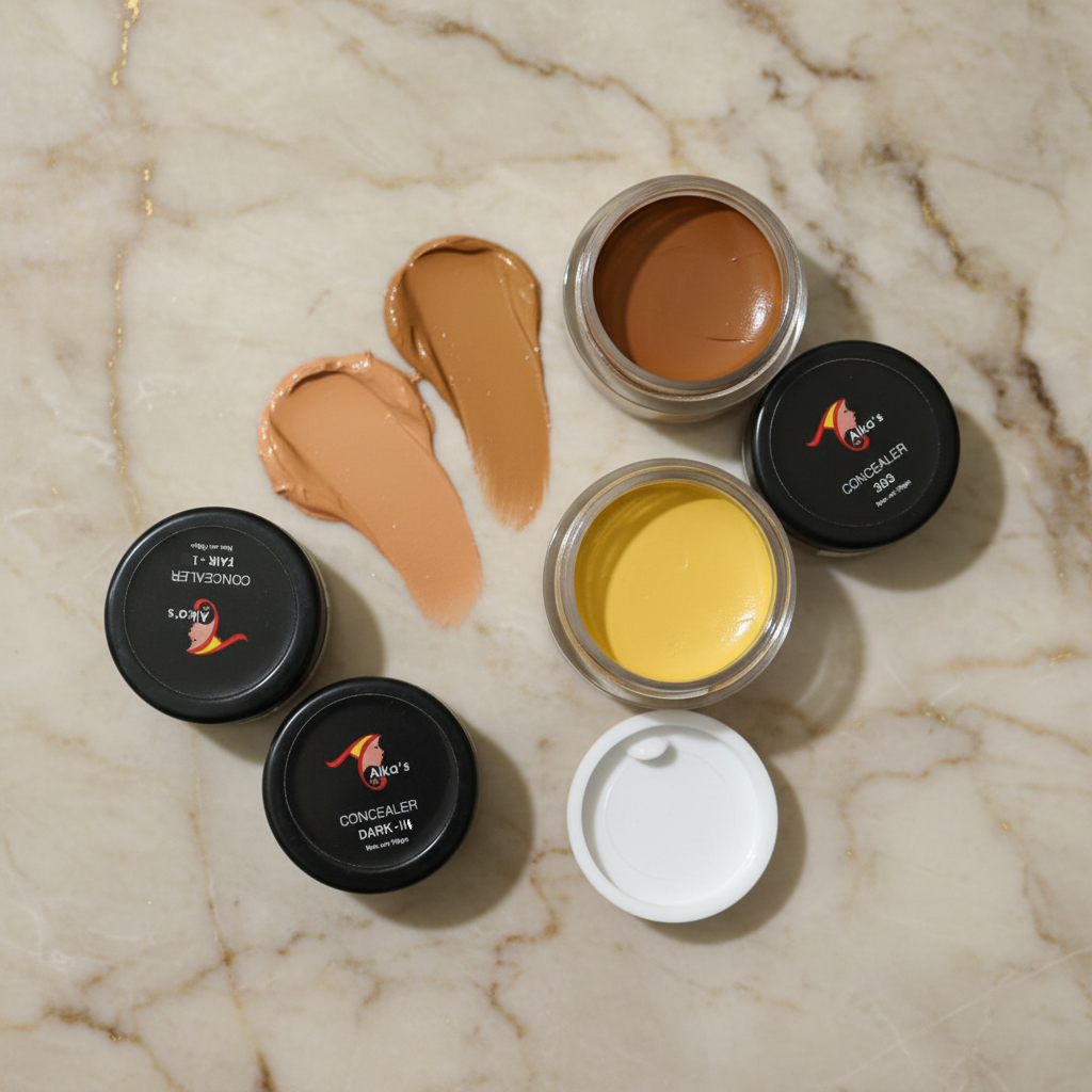 Alka's Concealer Shade Swatches