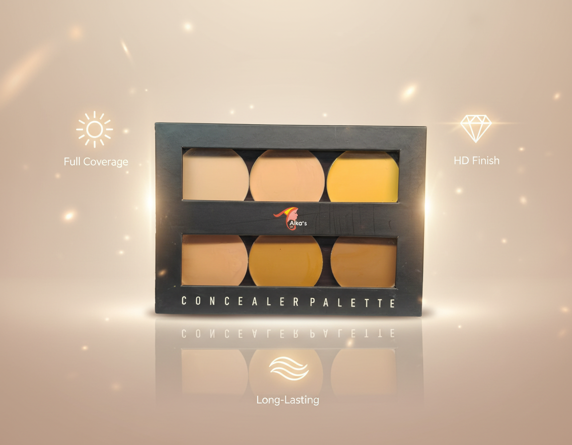 Alka's HD Concealer Palette Features Graphic