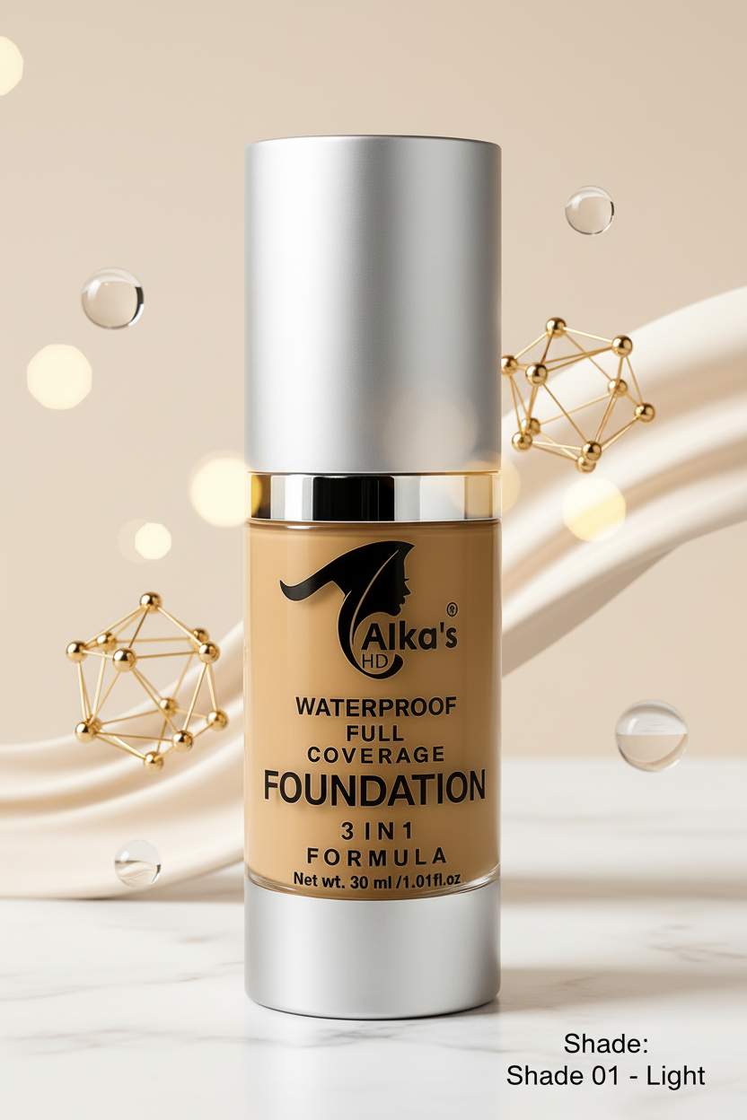 Premium Shade Banner - Alka's HD Foundation Shade 01 Light